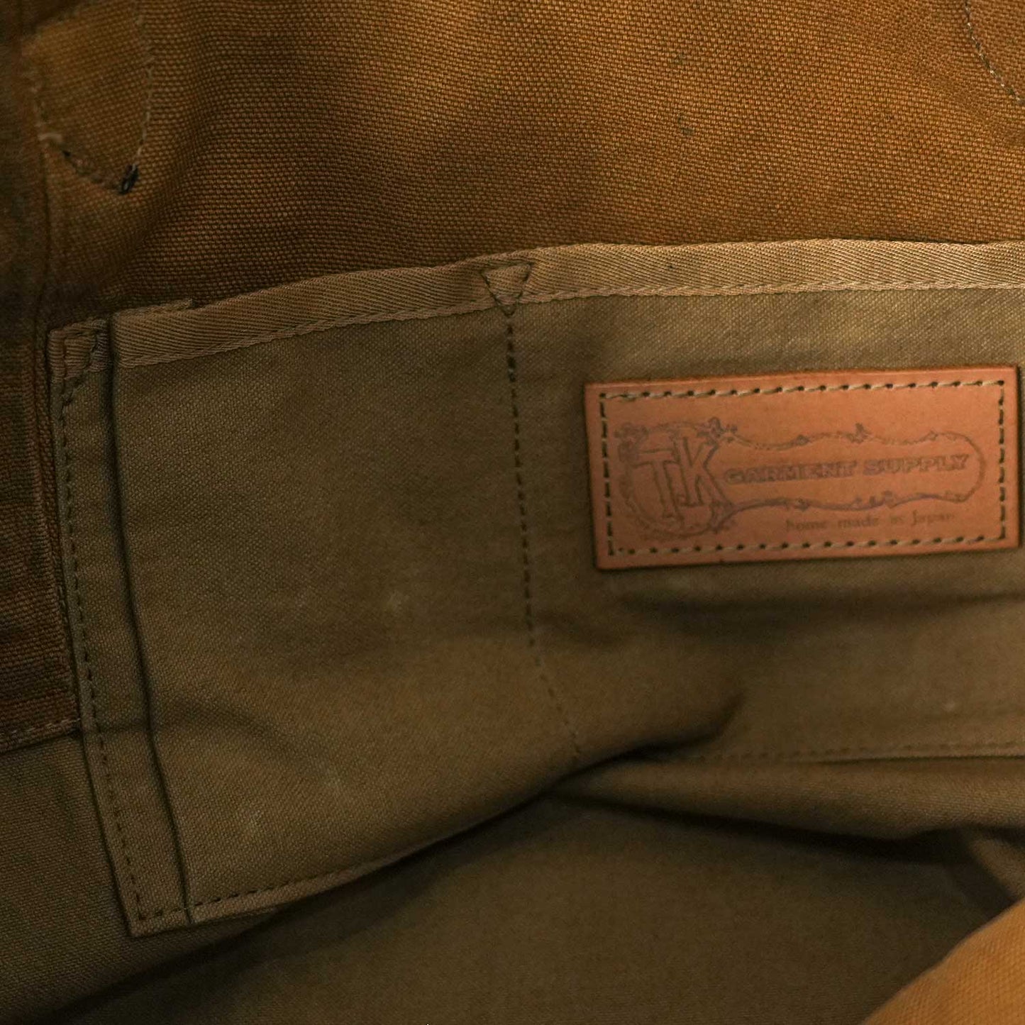 US WORKWEAR HEAVY DUCK × ANTIQUE LEATHER TOTE BAG USワークウェア ヘビーダック × アンティークレザー トートバッグ