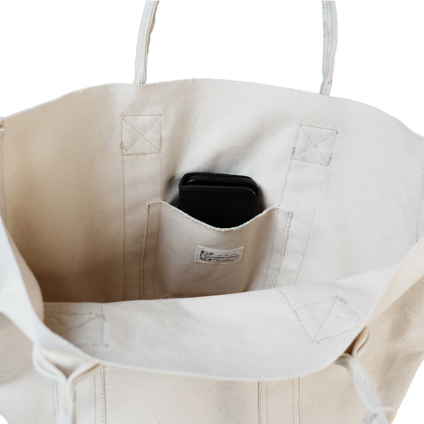 6号帆布トートバッグ|ビンテージタペストリー柄