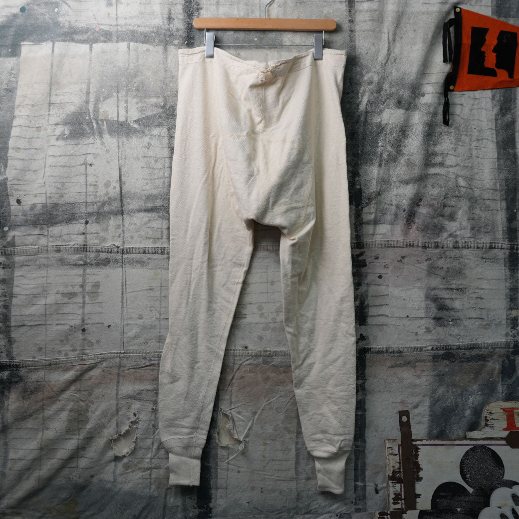 【Vintage Stock】ヴィンテージ ミリタリーインナーパンツ オフホワイト