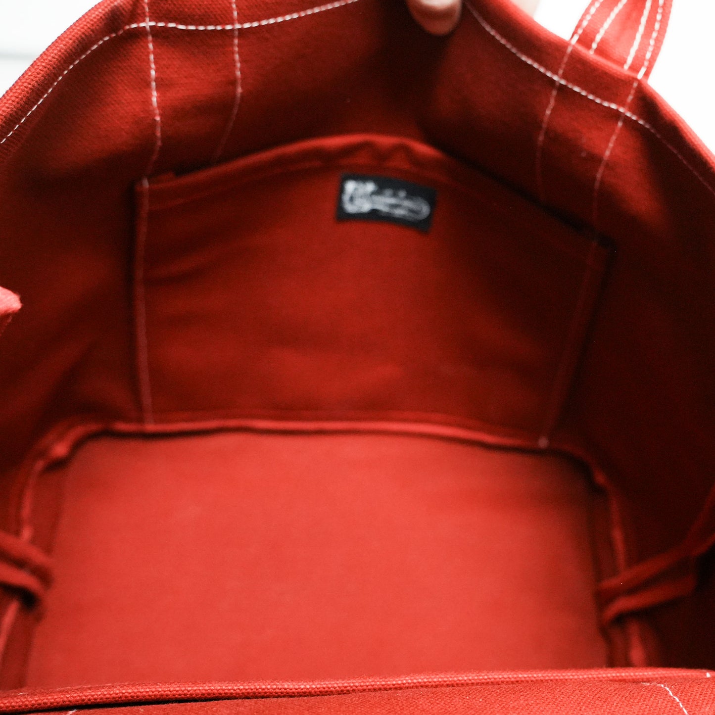 【100-Year Tote】極厚4号帆布 ハンドメイド トートバッグ レッド|100年愛せるタフな極厚4号キャンバス