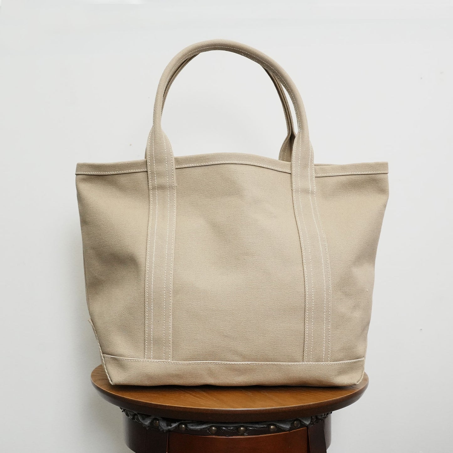 極厚4号帆布 ハンドメイド トートバッグ ベージュ|100年愛せるタフな極厚4号キャンバス