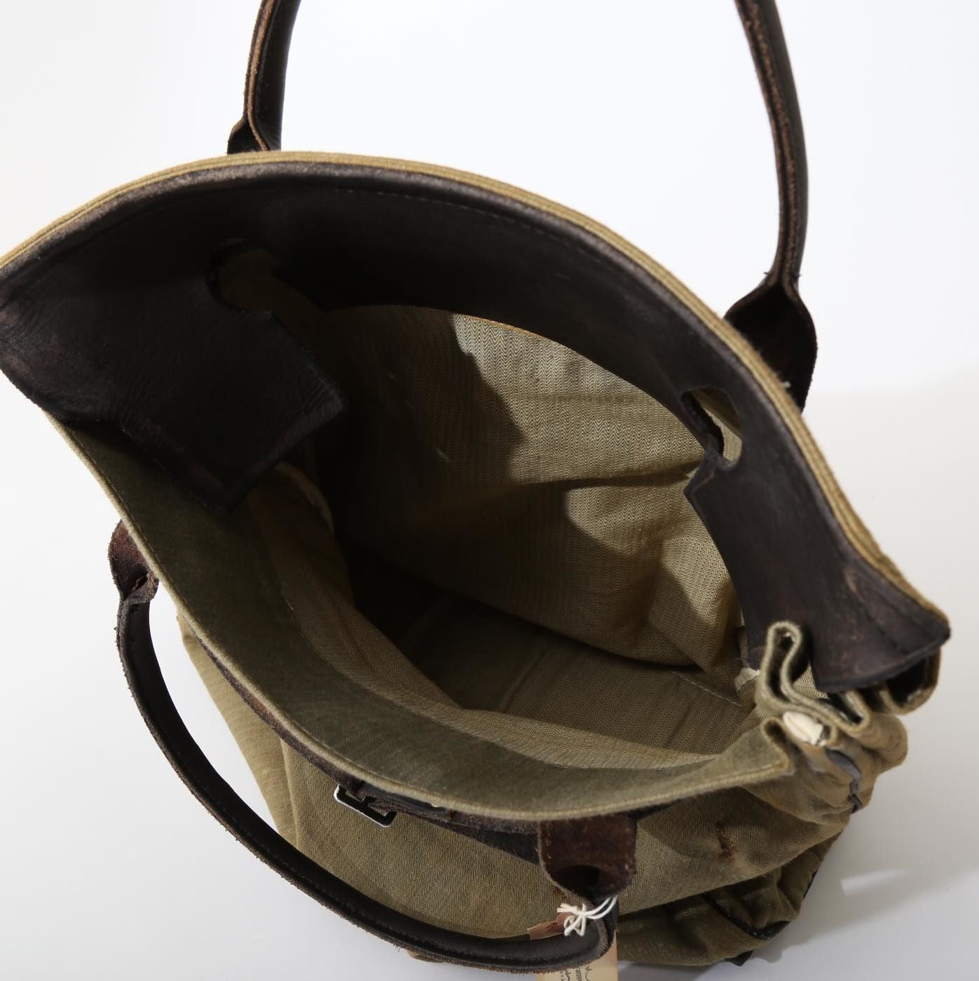 トラベルバッグ(TK-21LB-DF)(イタリア軍デットストックベッドカバーリメイク)ダメージ加工|T.K GARMENT SUPPLY|リメイク・リサイクル・ナチュラルをメインコンセプトとして掲げたブランド5