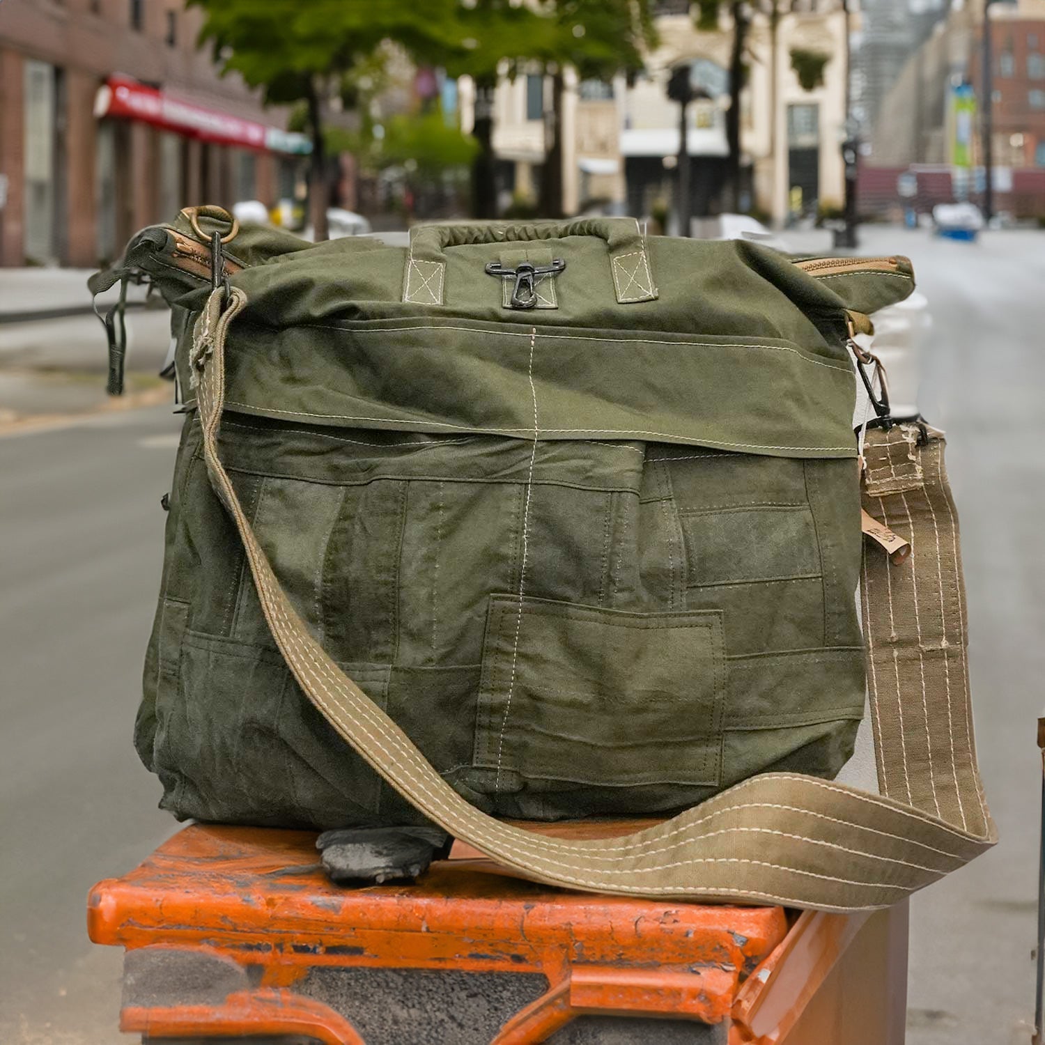 Swiss Military Denim Tote – ビンテージスイスミリタリーデニム