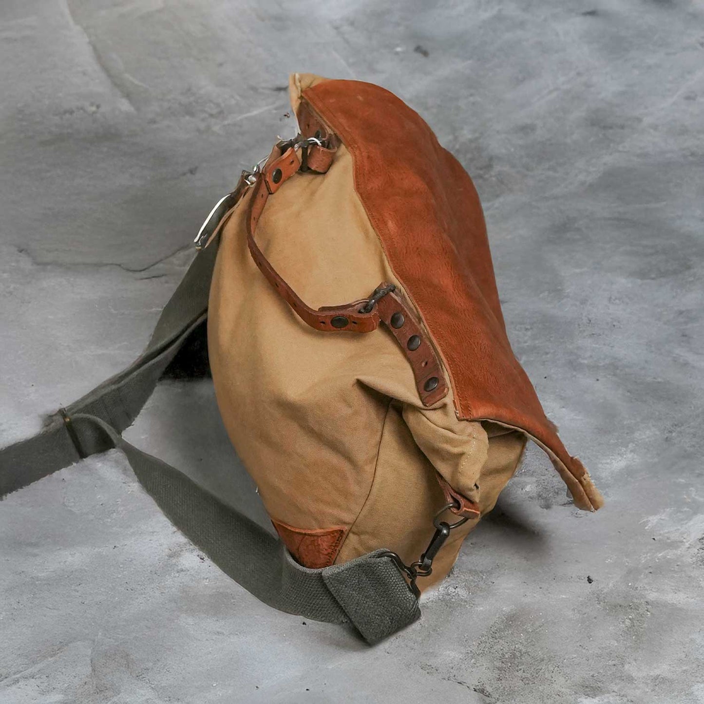 FRENCH TENT POSTMAN SHOULDER BAG フレンチテントポストマンショルダーバッグ 50s 牛革