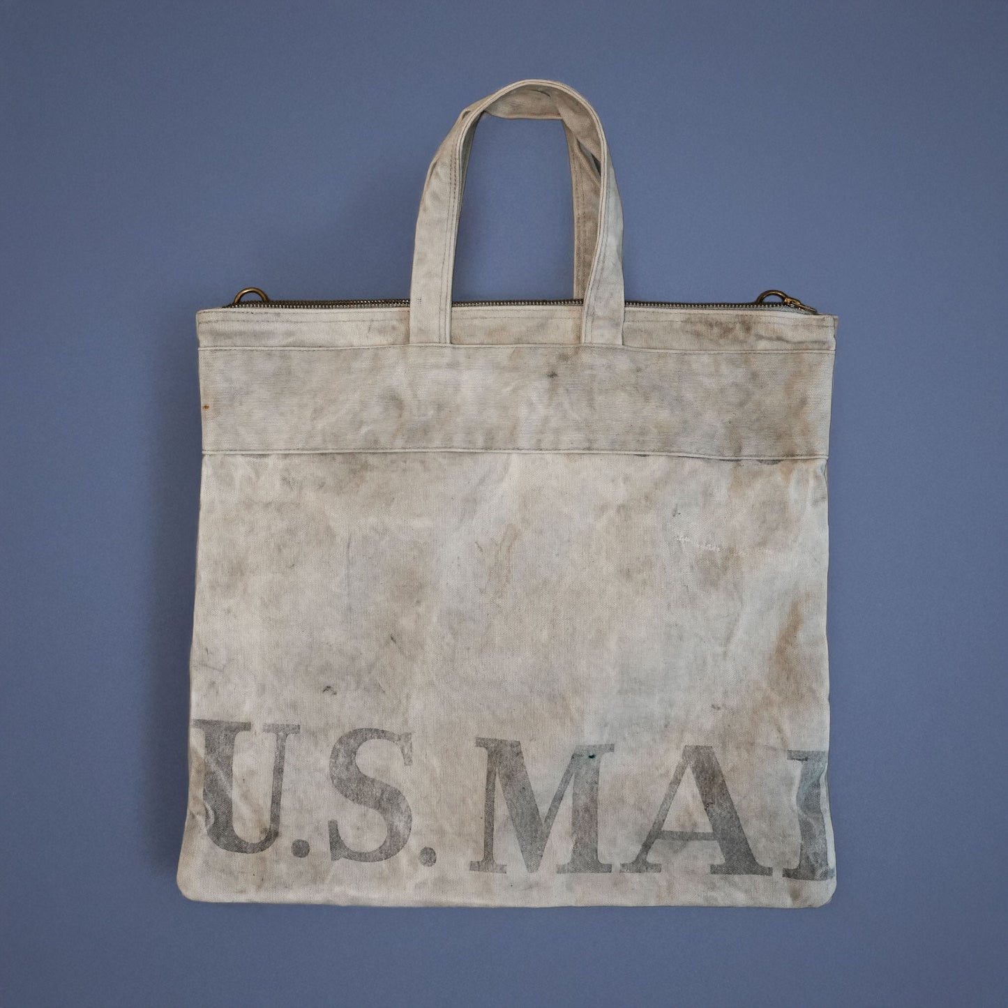 50’s US Mail Bag Remake — 2WAY Bag 【ビンテージ素材・アンティーク 1950年代 USメールバッグリメイク】