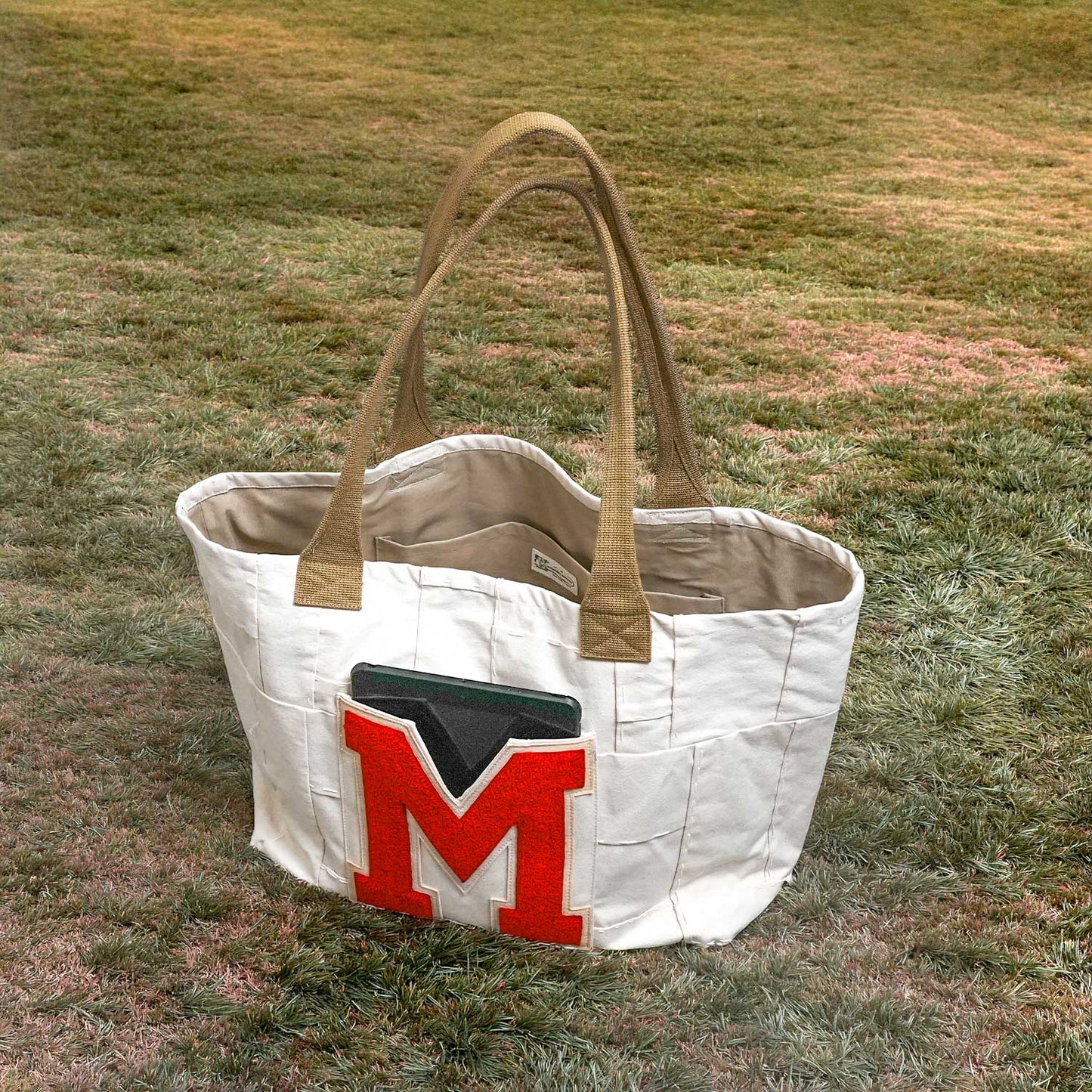 BORO PATCHWORK CANVAS TOTE|1970年代のヴィンテージワッペン使用のトートバッグ