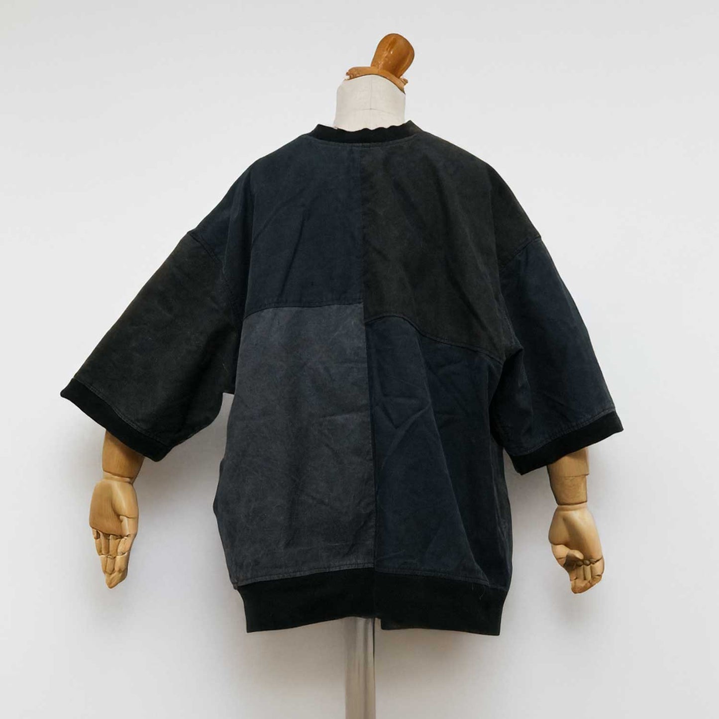 パネルプルオーバー 50s ハンドメイド リメイク USヴィンテージミリタリーテント（ネイビー）