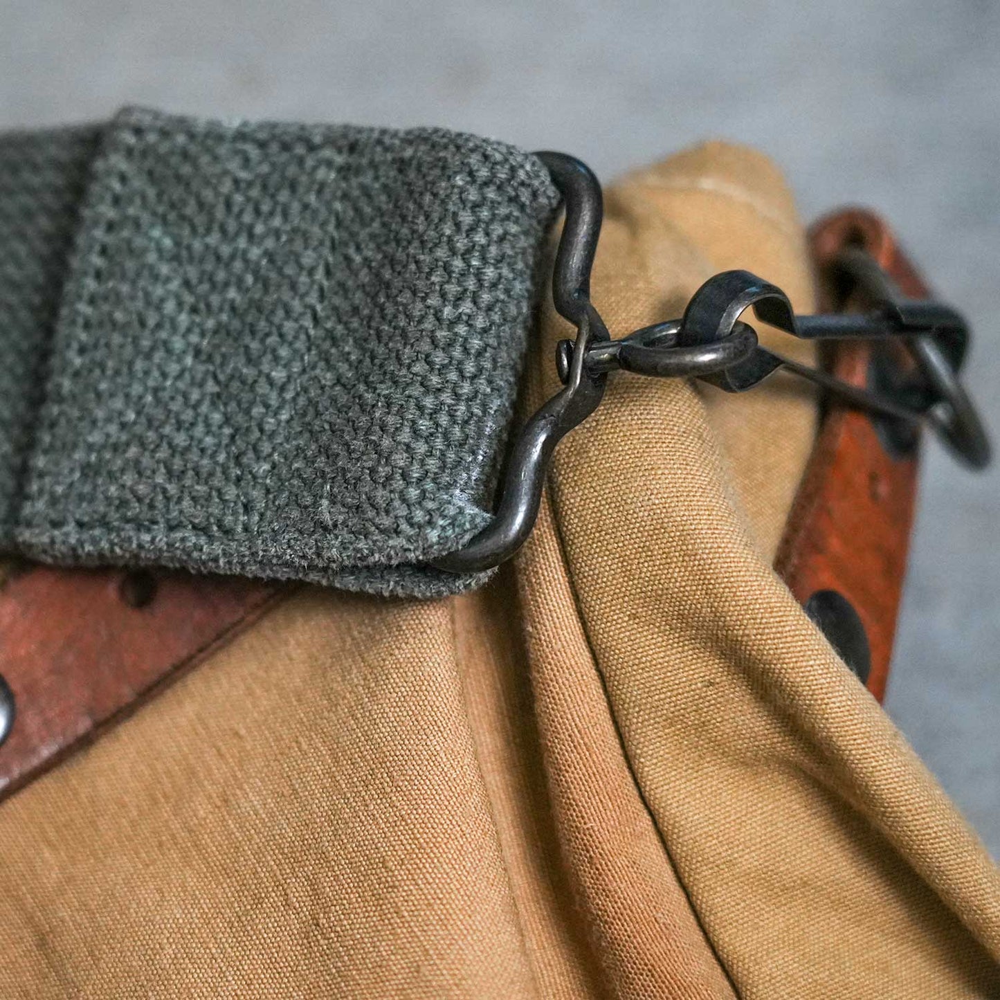 FRENCH TENT POSTMAN SHOULDER BAG フレンチテントポストマンショルダーバッグ 50s 牛革