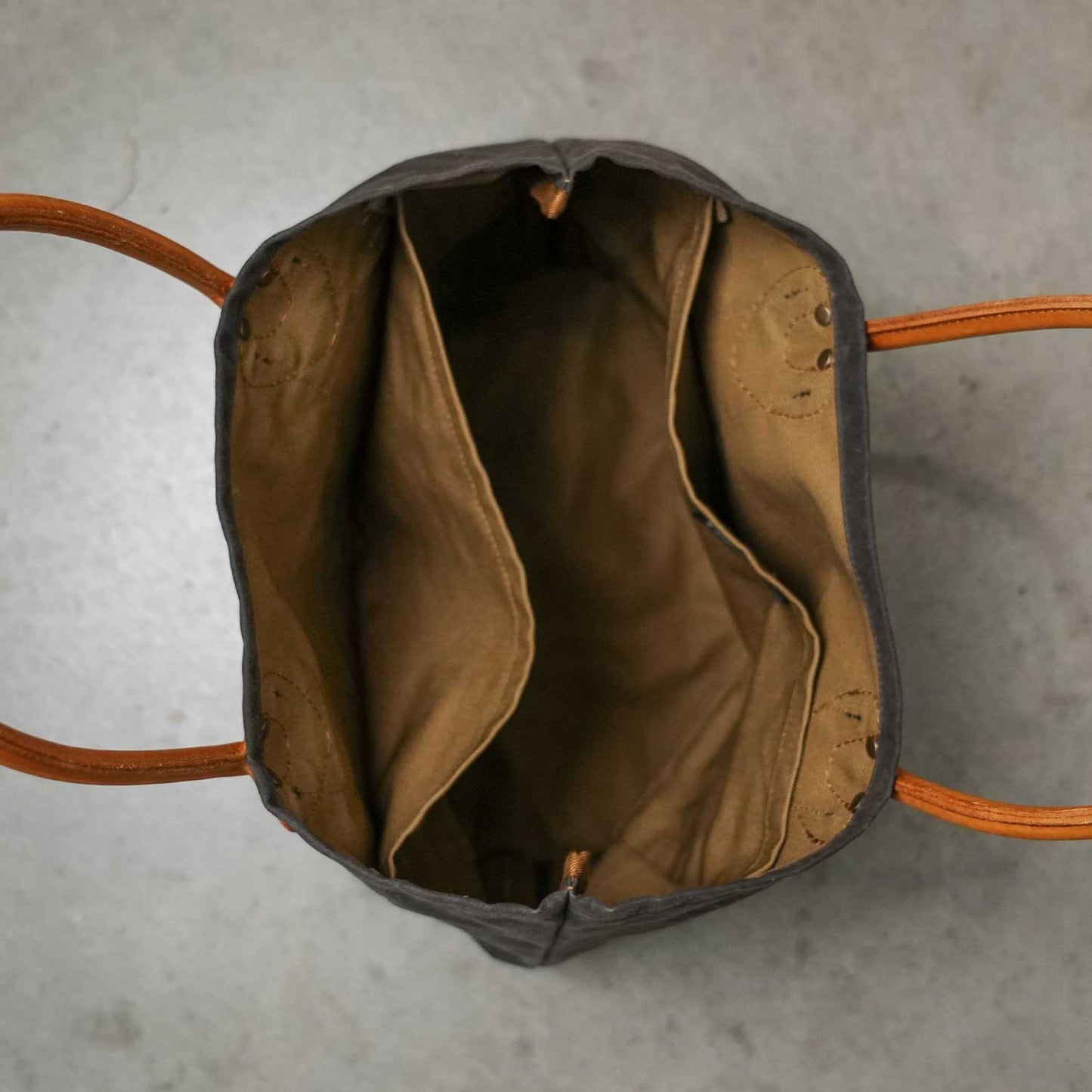 【Mサイズ】FAIRFIELD WAXED COTTON TOTE  ワックスコットントートバッグ 70sミリタリーテープ使用