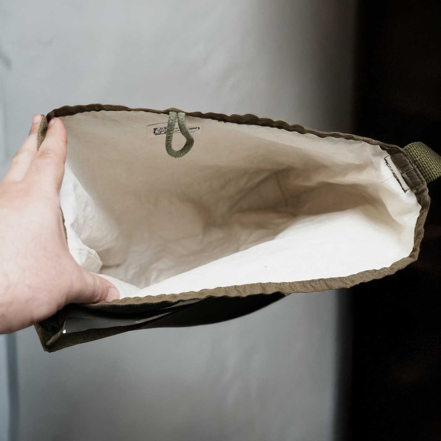 ヴィンテージミリタリーパッチワーク ショルダーバッグ ハンドメイド 男女兼用