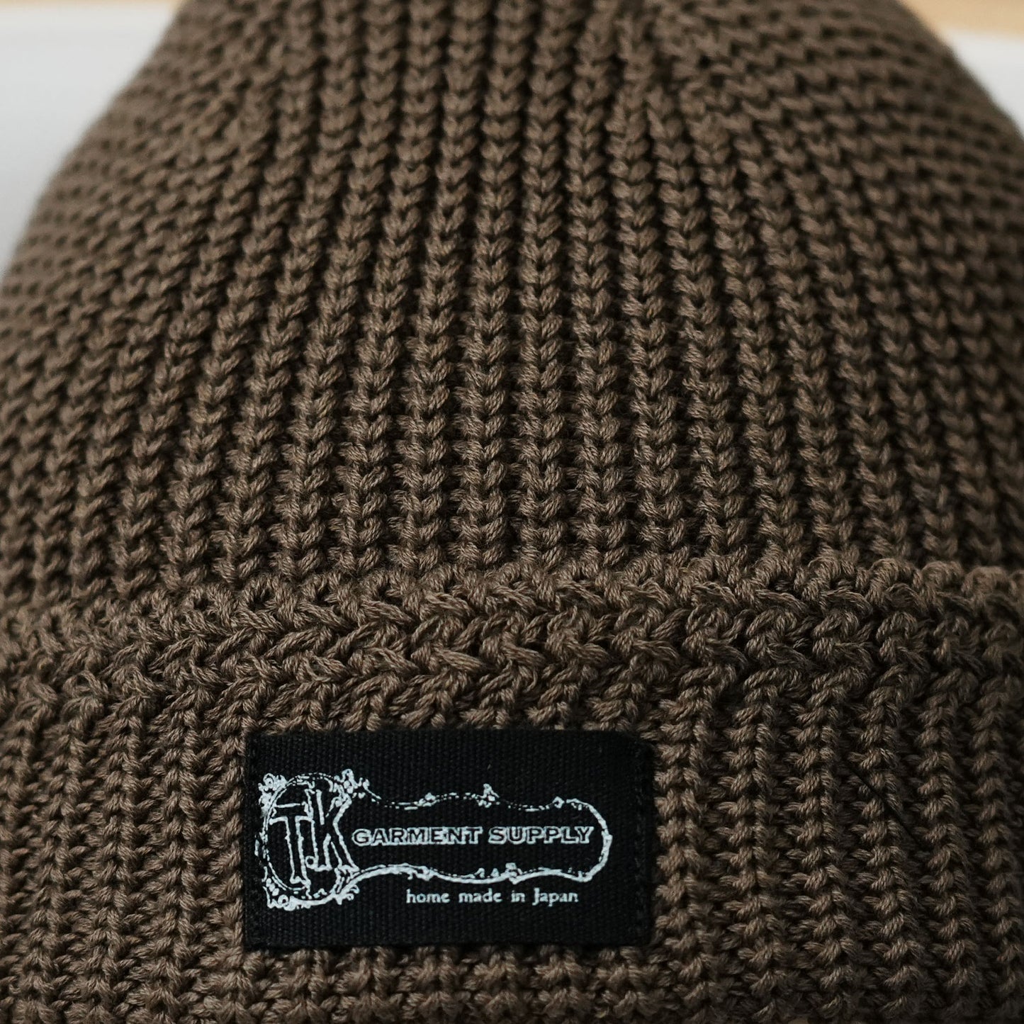 Military Knit Cap — Cotton 100% / Logo Tag【軍用ニットCAPをベースに、日本製で再構築】
