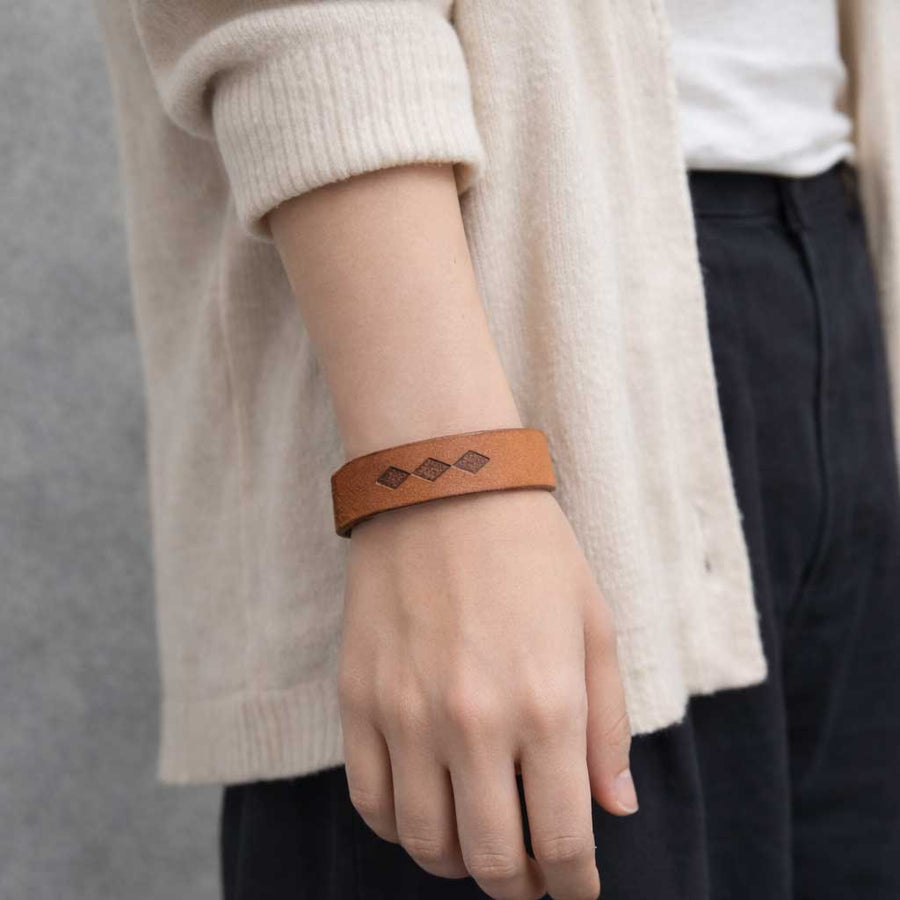 ヴィンテージミリタリーレザーブレスレット 40s 革 アクセサリー リメイク