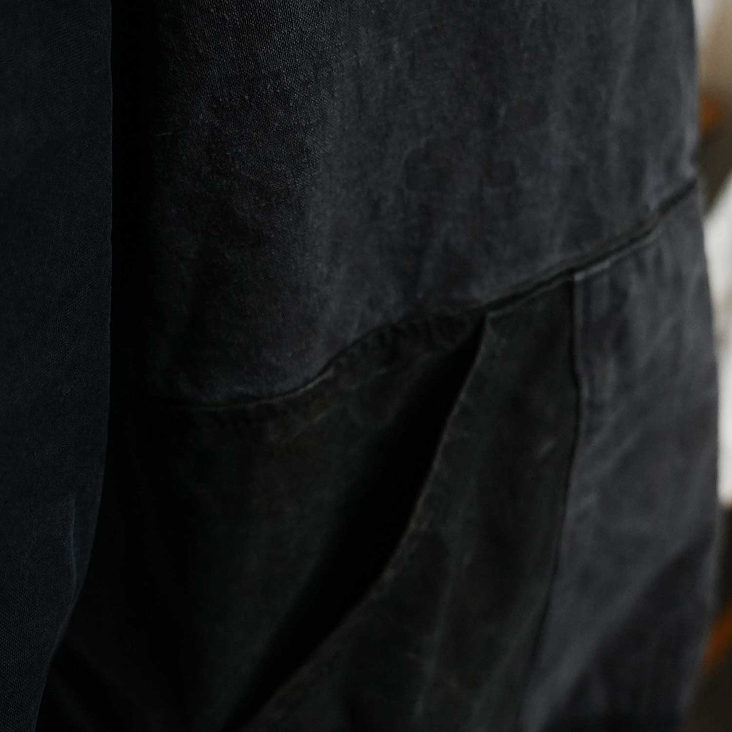 パネルプルオーバー 50s ハンドメイド リメイク USヴィンテージミリタリーテント（ネイビー）