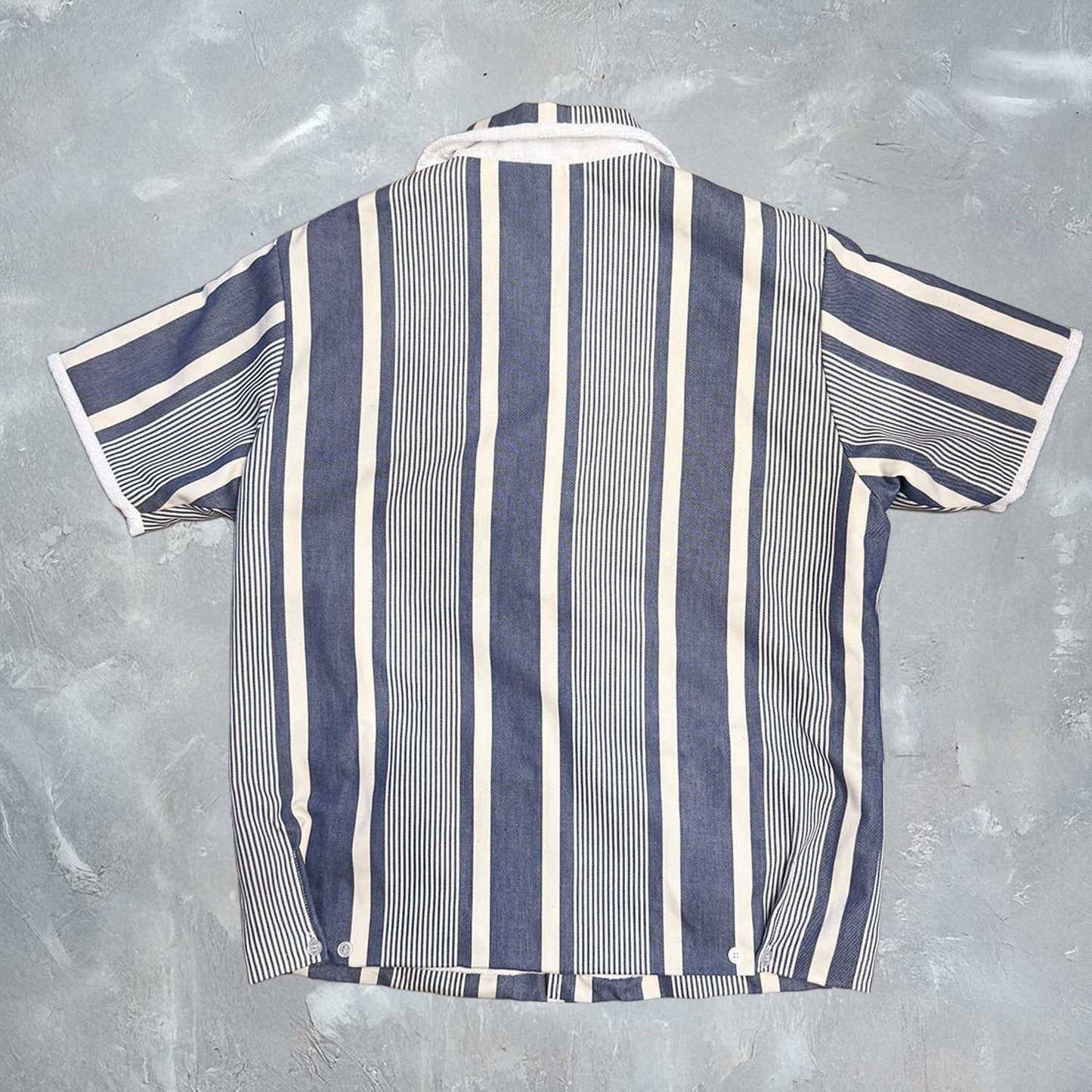STRIPE BEACH JACKET ストライプビーチジャケット 70s復刻 40sフランス生地(オリジナル)