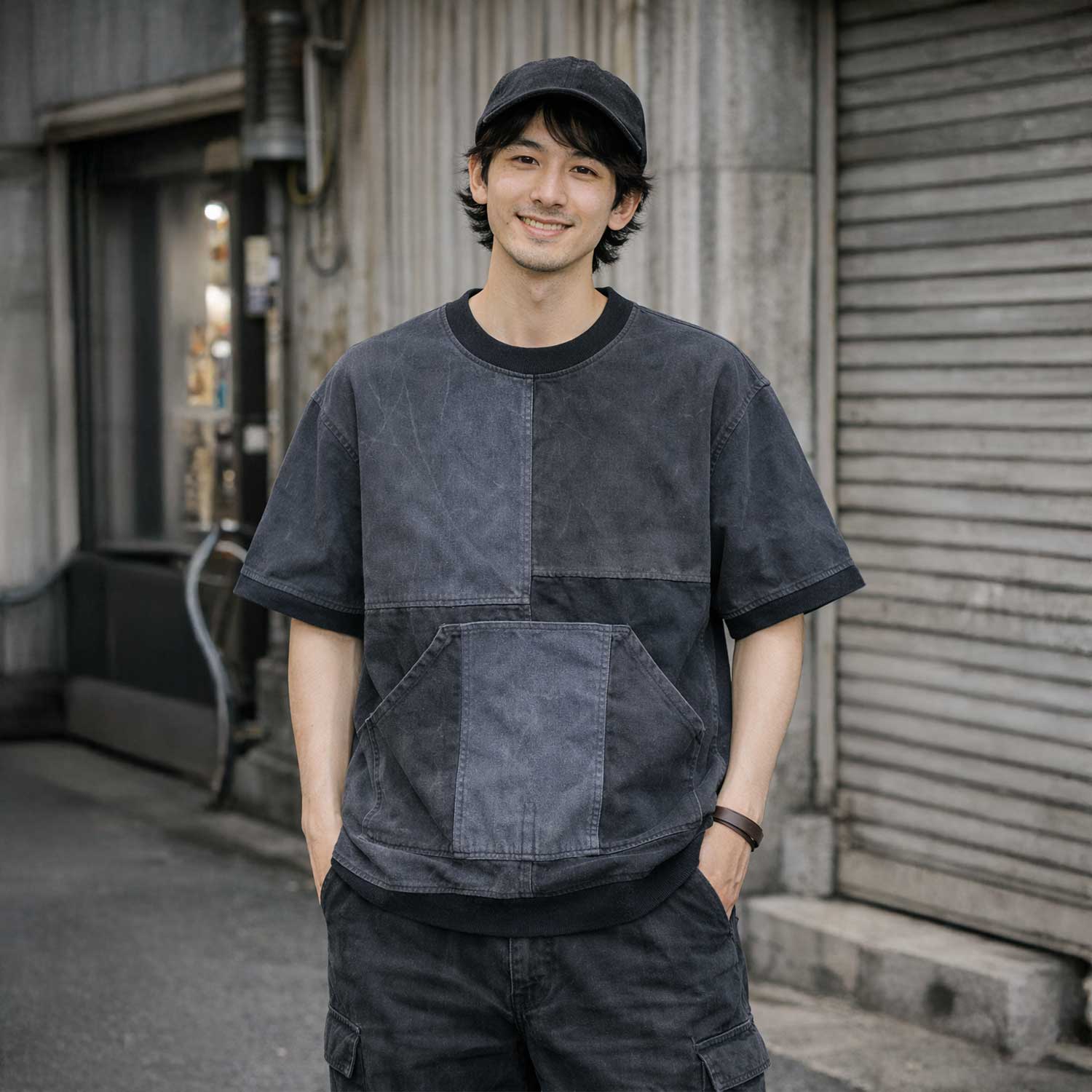 パネルプルオーバー 50s ハンドメイド リメイク USヴィンテージ