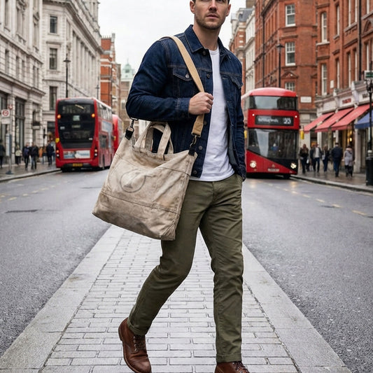 50’s US Mail Bag Remake — 2WAY Bag 【ビンテージ素材・アンティーク 1950年代 USメールバッグリメイク】