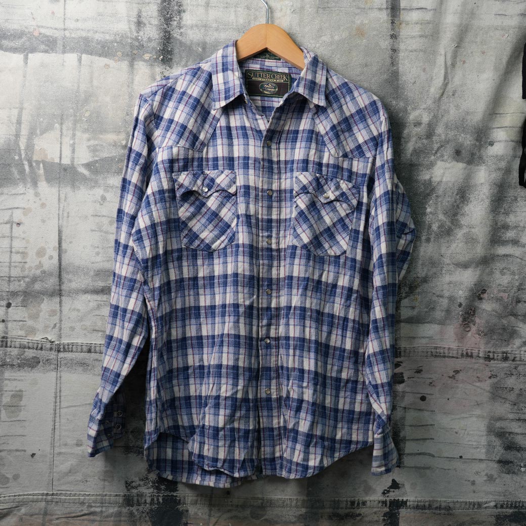 【Vintage Stock】ヴィンテージ 90's Levi's SUTTER CREEK ウエスタンシャツ