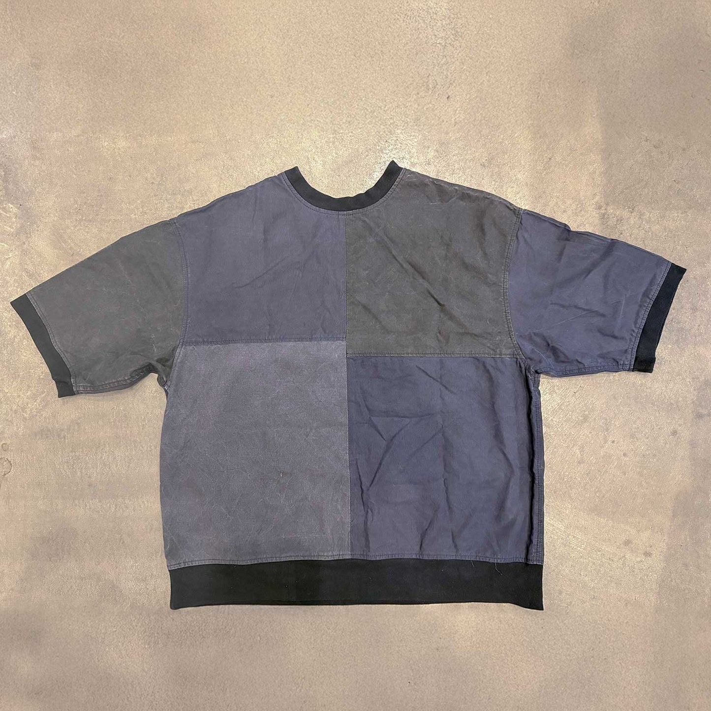 パネルプルオーバー 50s ハンドメイド リメイク USヴィンテージミリタリーテント（ネイビー）