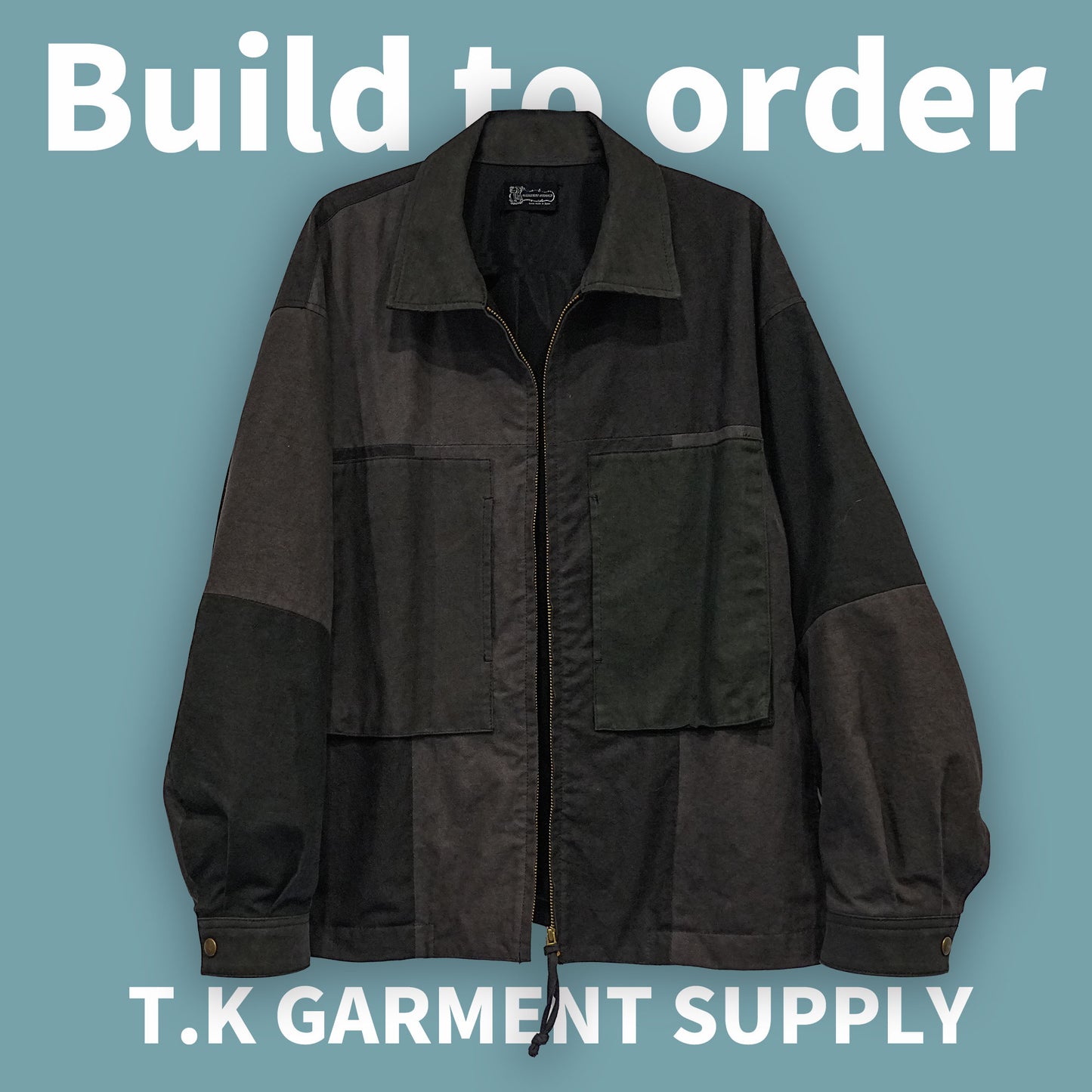 【受注生産】ドリズラージャケット パッチワーク（US ARMYビンテージテントリメイク）(現在1ヶ月待ち)