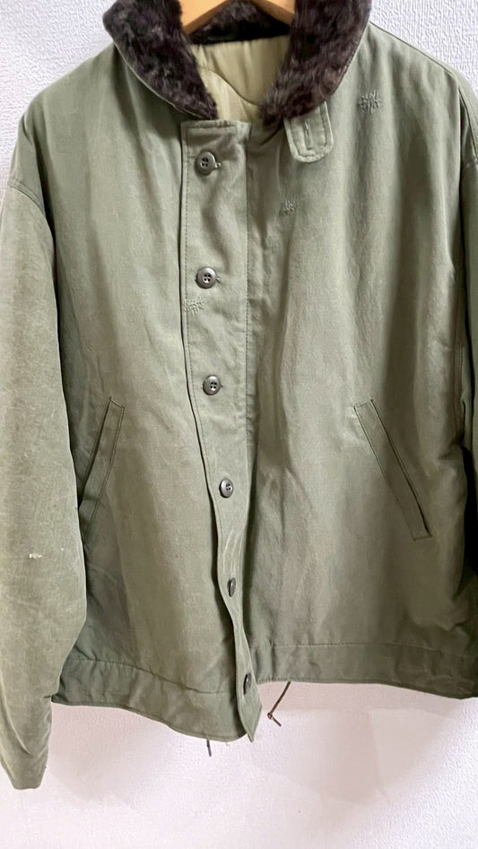 N1リメイク トラベラー・デッキジャケット（US ARMYビンテージテントリメイク）