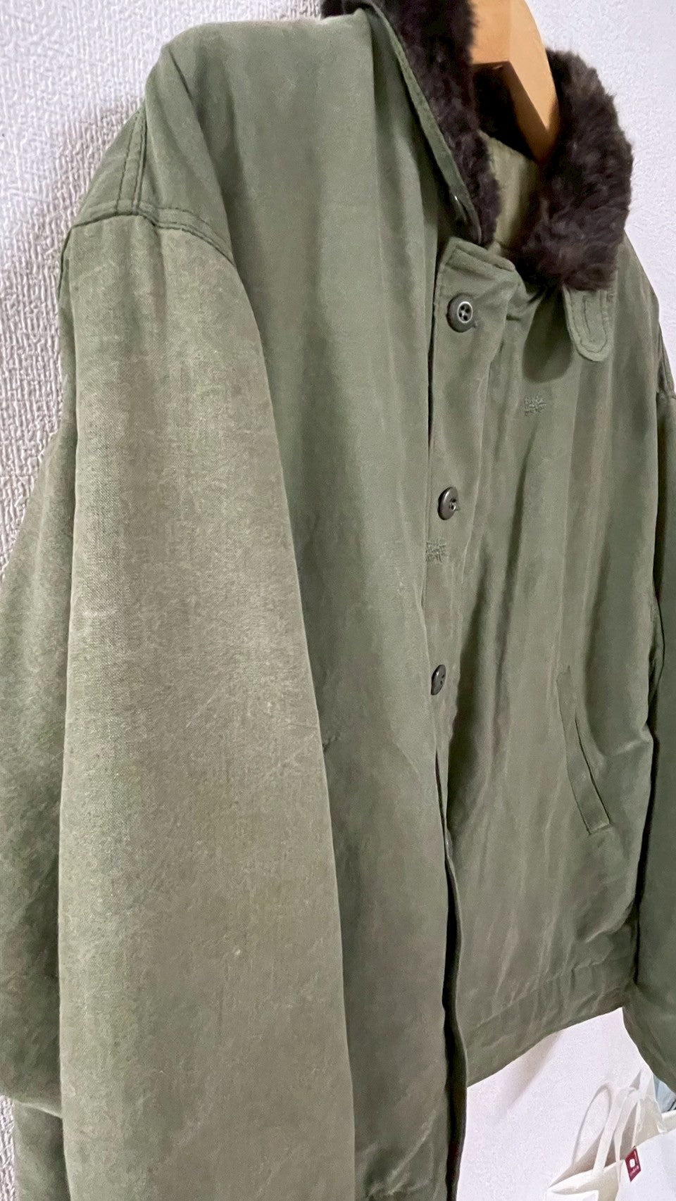 N1リメイク トラベラー・デッキジャケット（US ARMYビンテージテントリメイク）