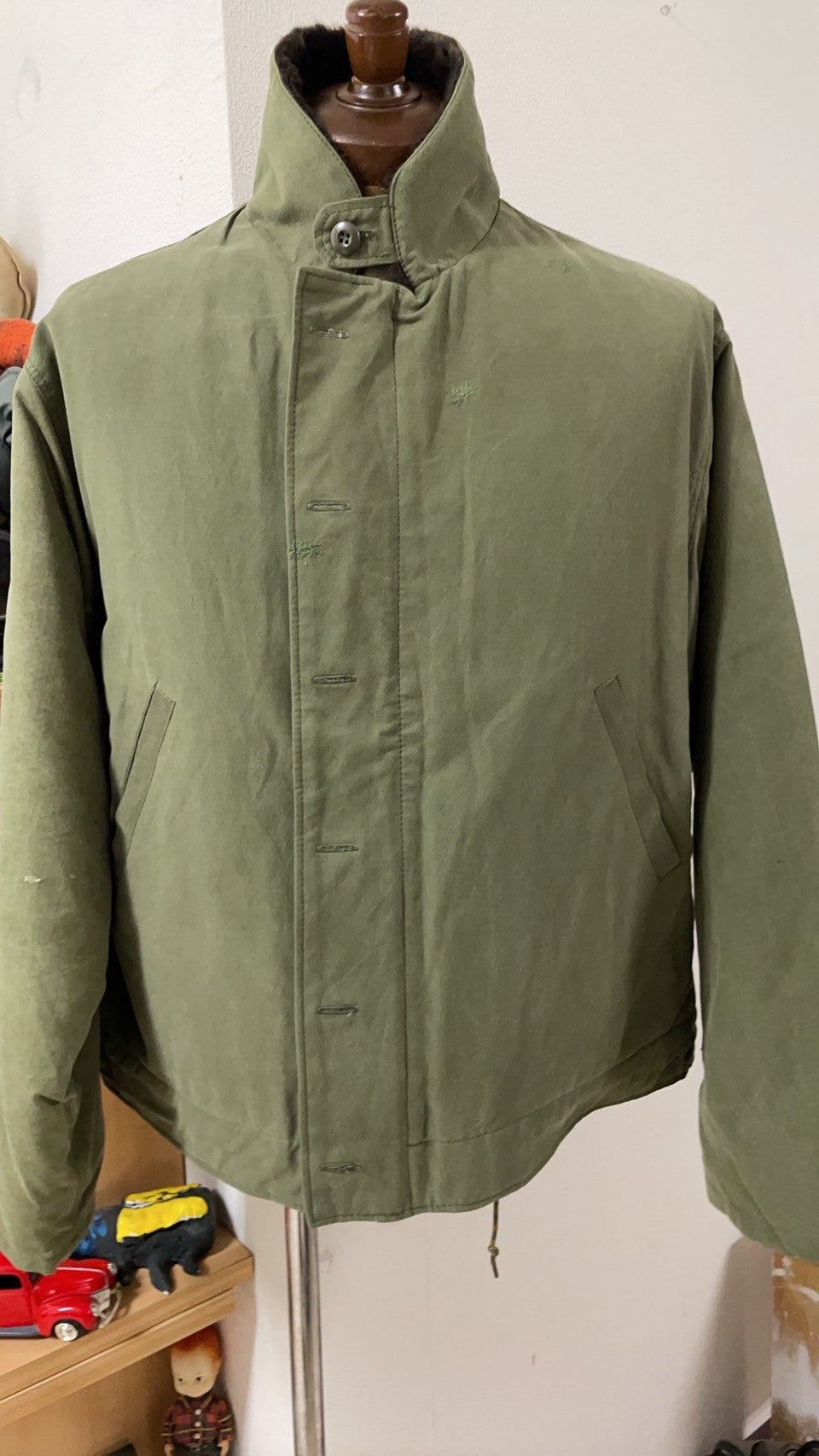 N1リメイク トラベラー・デッキジャケット（US ARMYビンテージテントリメイク）