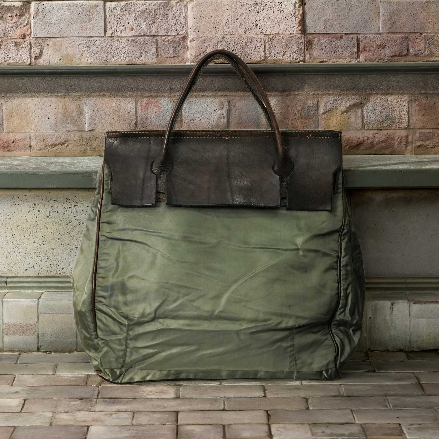 ヴィンテージUSミリタリー・パイロットスーツ生地使用 リメイクバッグ|US Military Flight Suit Remake Brief Bag