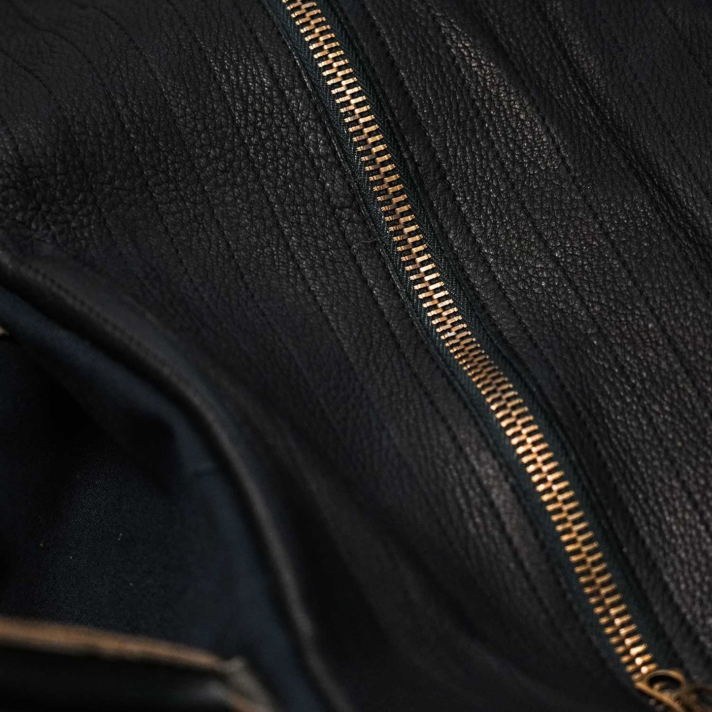 TANKER CLOTH × DEERSKIN BOSTON BAG 日本製USタンカース生地 × ディアスキン ボストンバッグ