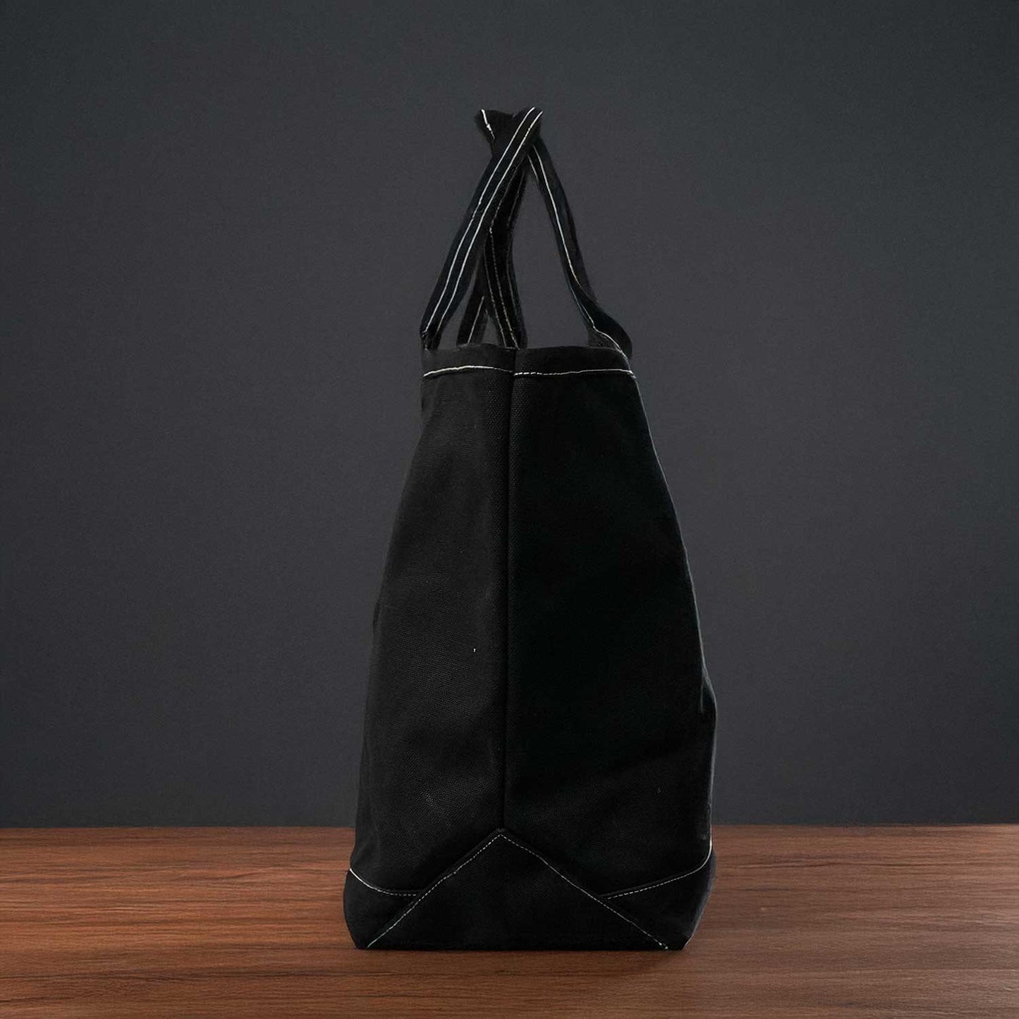 極厚4号帆布 ハンドメイド トートバッグ ディープブラック｜100年愛せるタフな極厚4号キャンバス