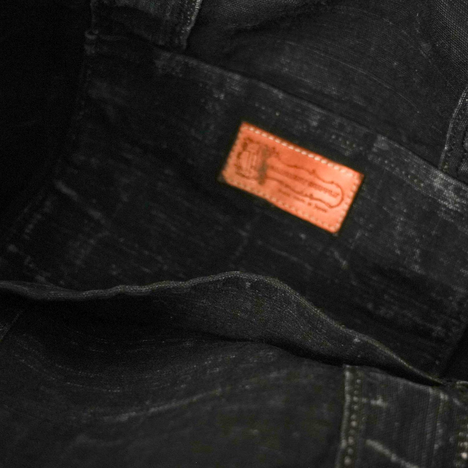 50s CZECH MILITARY BLACK DYED COPPER RIVET TOTE BAG 50s チェコ軍