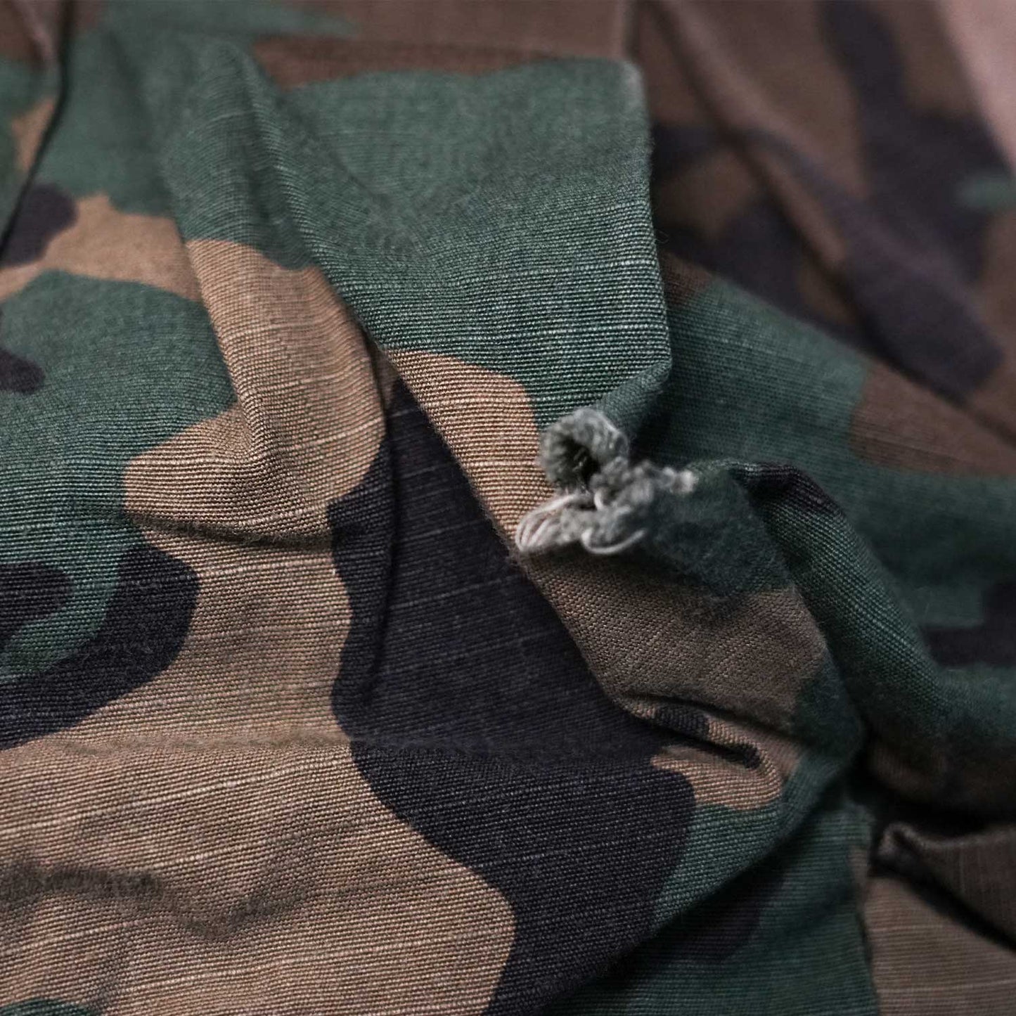 70’s US ARMY Camouflage Cargo Pants Ribbed Remake 70’s US ARMY カモフラージュリメイクパンツ　【ビンテージリメイク】
