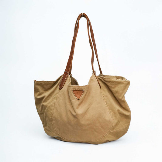 【希少】1940’s French Army Tent Fabric Tote Bag　1940年代フランス軍テント生地使用 トートバッグ