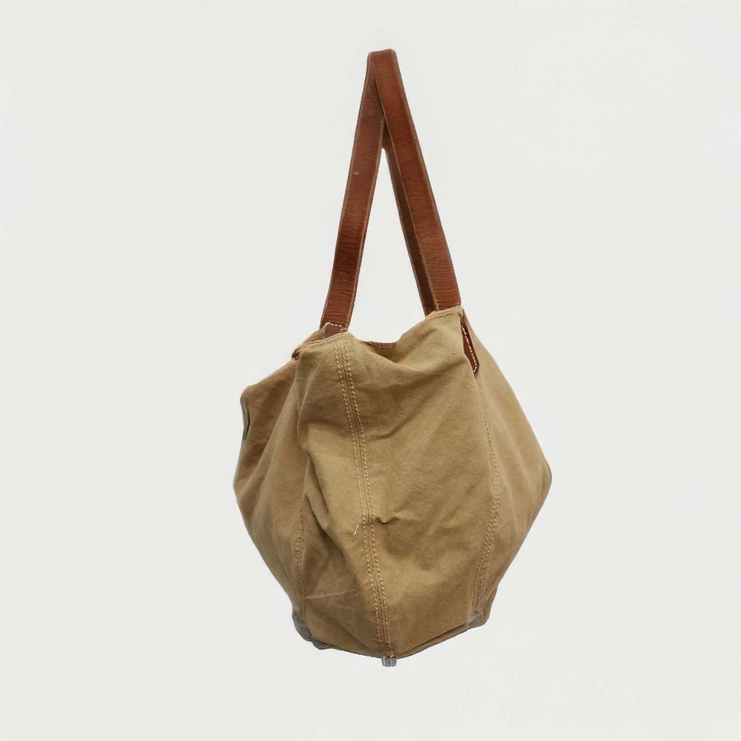 【希少】1940’s French Army Tent Fabric Tote Bag　1940年代フランス軍テント生地使用 トートバッグ