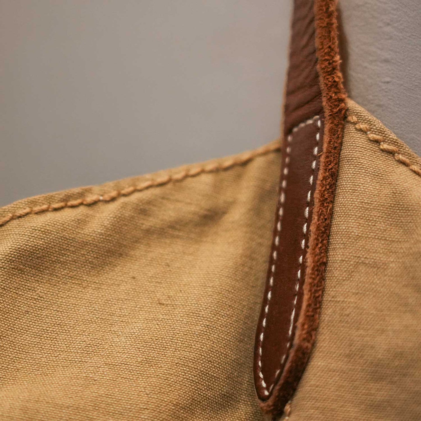 【希少】1940’s French Army Tent Fabric Tote Bag　1940年代フランス軍テント生地使用 トートバッグ