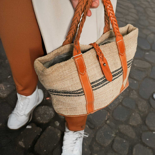 ビンテージ ヨーロピアン穀物袋 トートバッグ