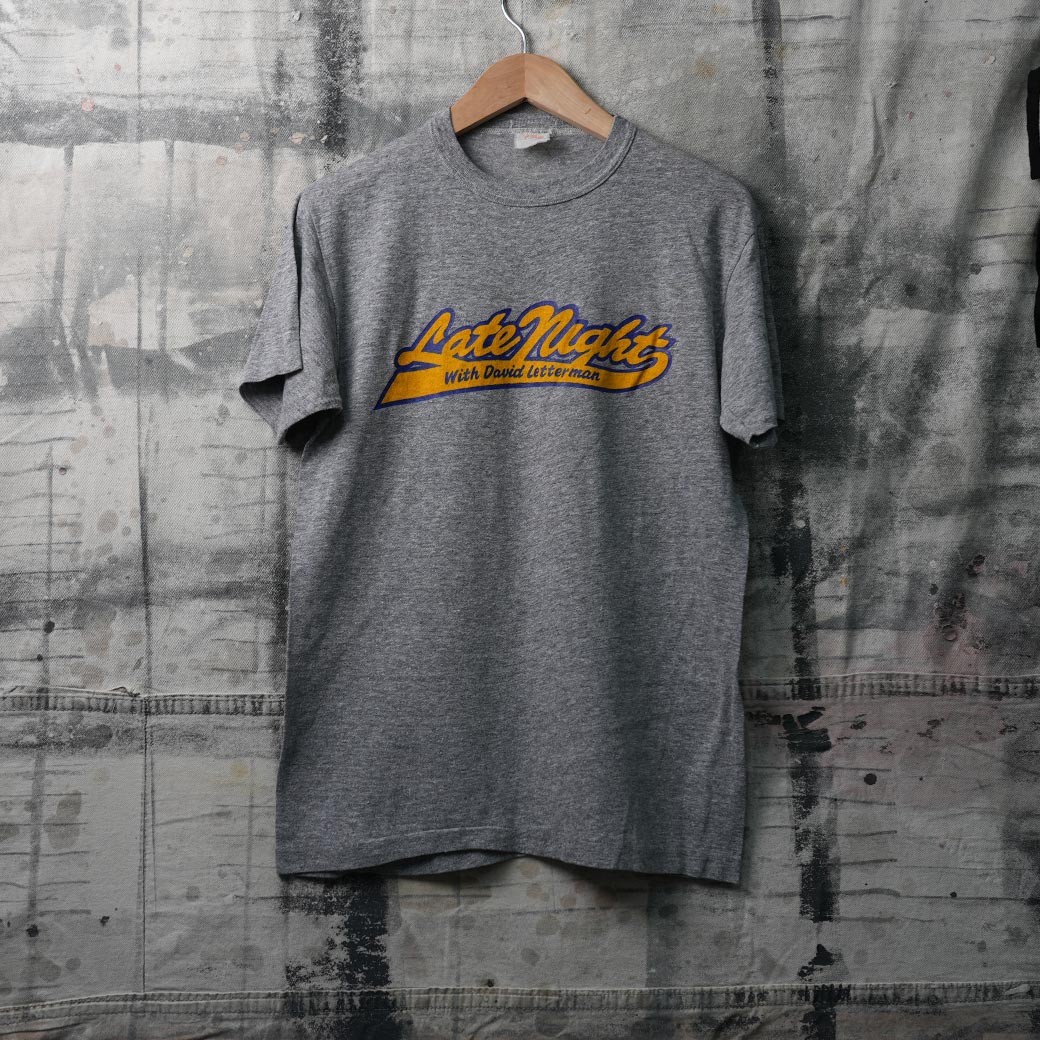 【Vintage Stock】ヴィンテージTシャツ Late Night with David Letterman