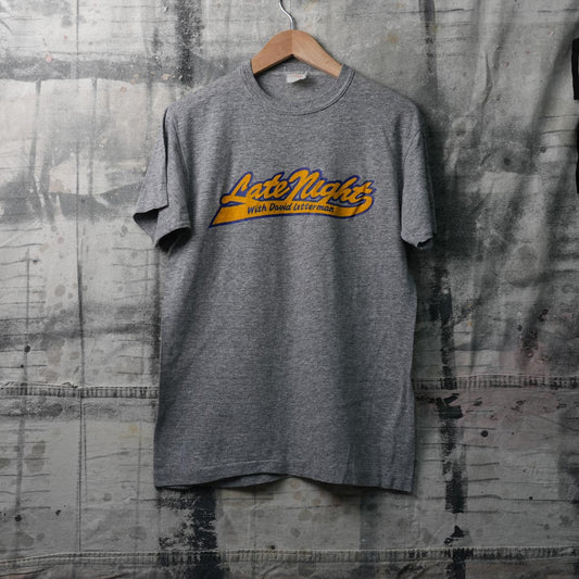 【Vintage Stock】ヴィンテージTシャツ Late Night with David Letterman