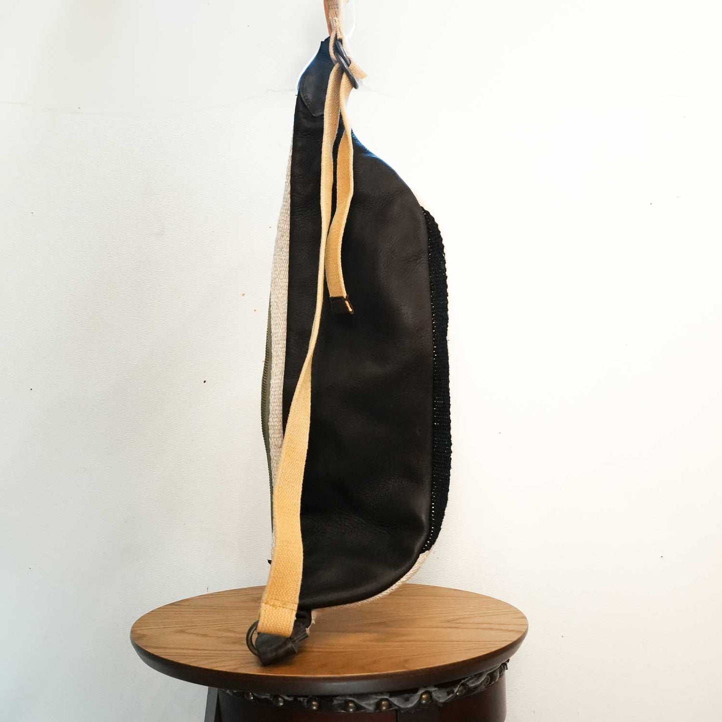 ビンテージメキシカンラグ使用のボディバッグ