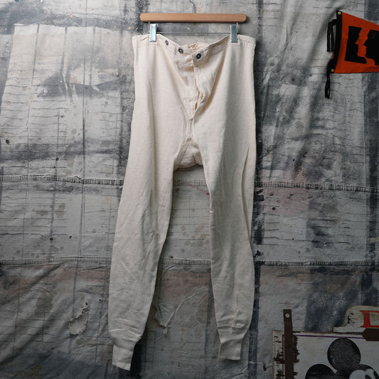 【Vintage Stock】ヴィンテージ ミリタリーインナーパンツ オフホワイト