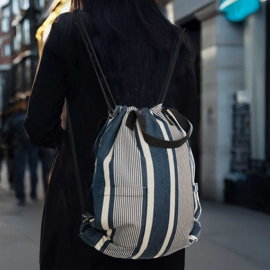 1940s フランスインテリア生地を再現したナップサック