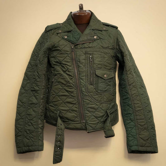 ビンテージ チェコ軍デットストックライナーパンツ生地 ライダースジャケット