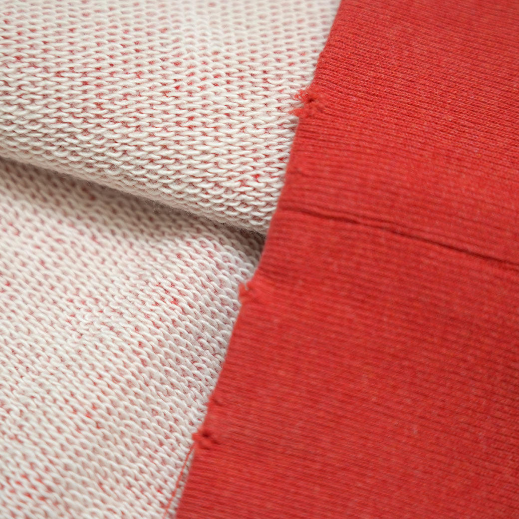 ヴィンテージ加工 半袖スウェットTシャツ アッシュレッド