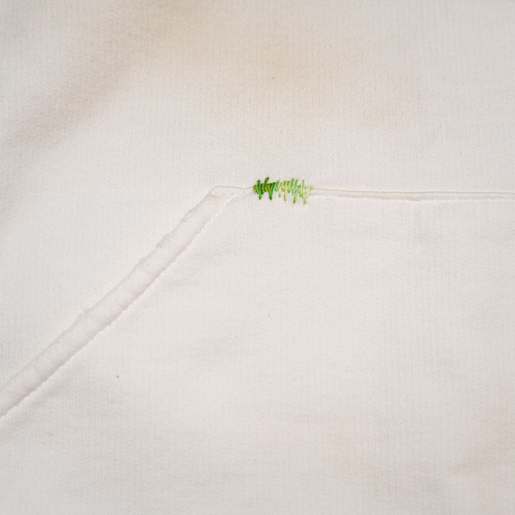 ヴィンテージ加工 半袖スウェットTシャツ ミルクエクリュ