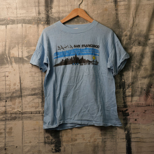 【Vintage Stock】ヴィンテージTシャツ SAN FRANCISCO ブルー