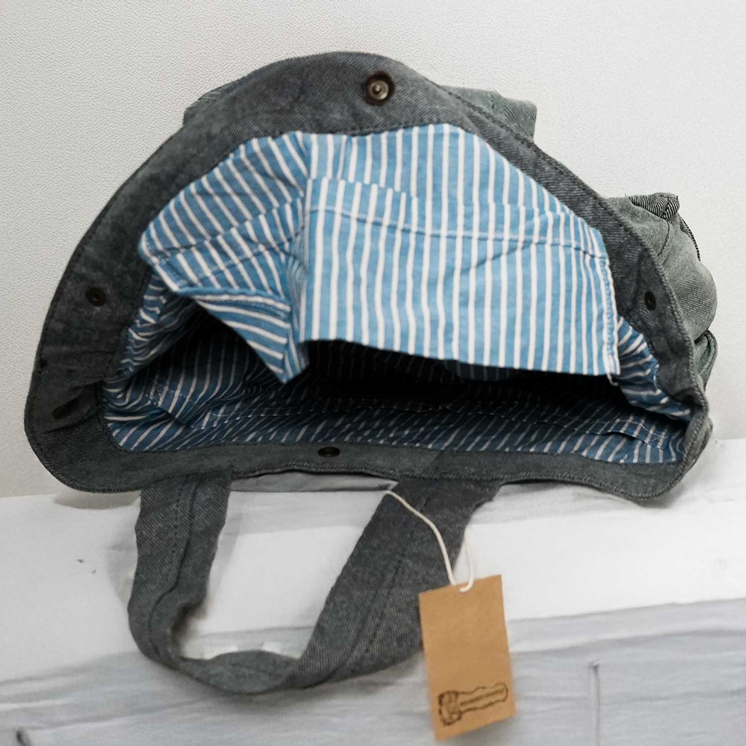 Swiss Military Denim Tote – ビンテージスイスミリタリーデニム