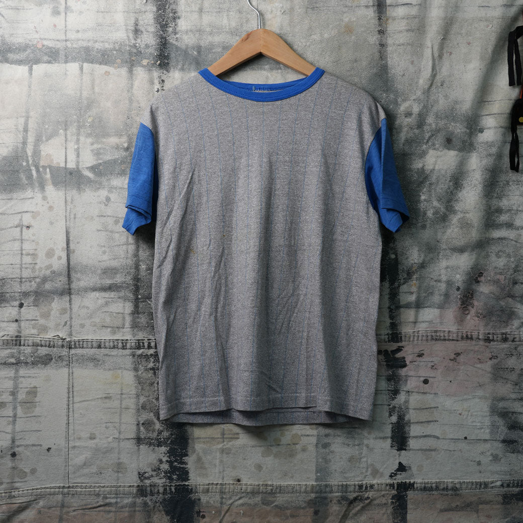 【Vintage Stock】ヴィンテージ ストライプコンビTシャツ