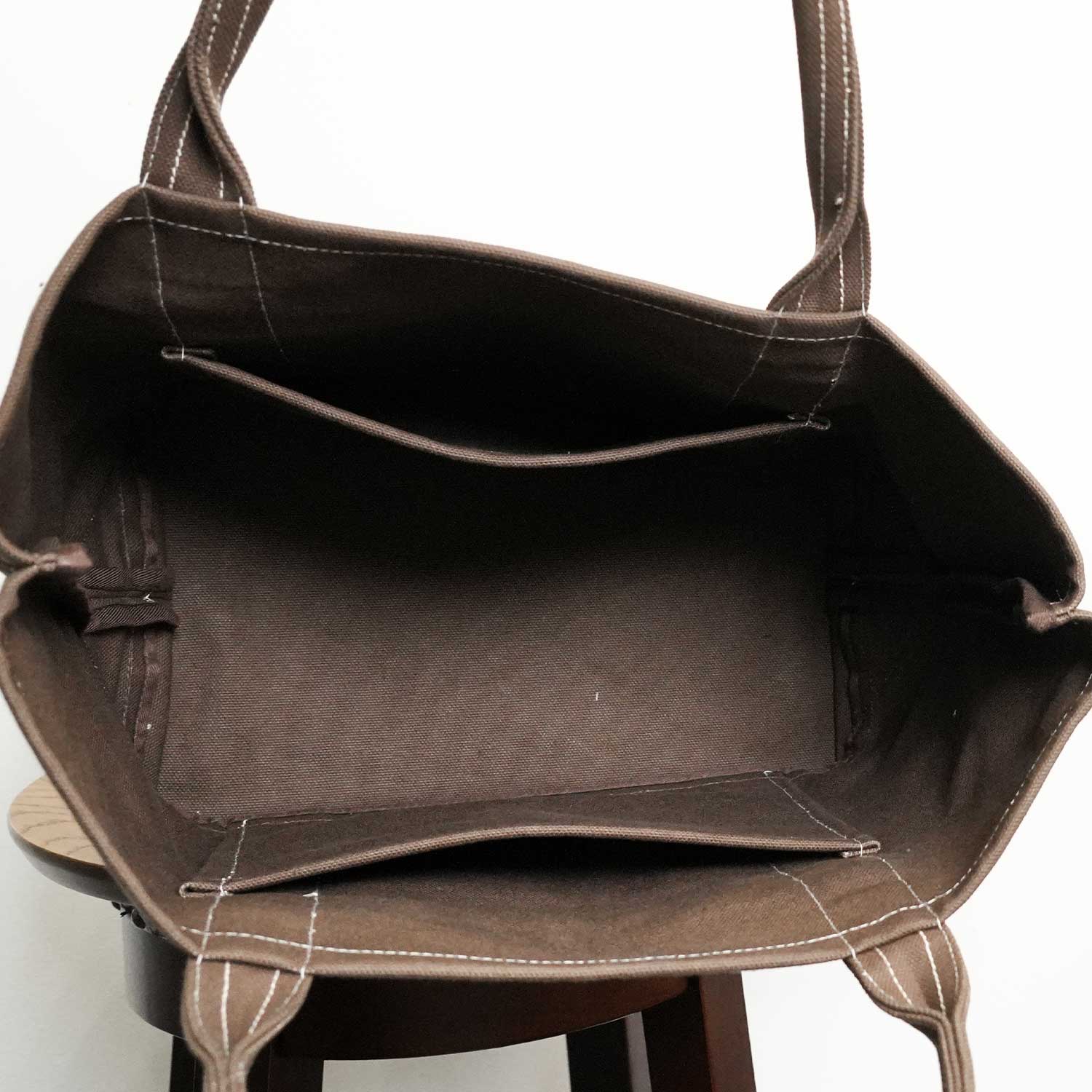 100-Year Tote】極厚4号帆布 ハンドメイド トートバッグ ブラウン｜100