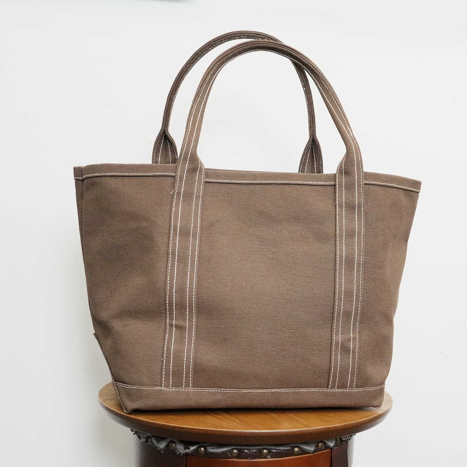100-Year Tote】極厚4号帆布 ハンドメイド トートバッグ ブラウン｜100