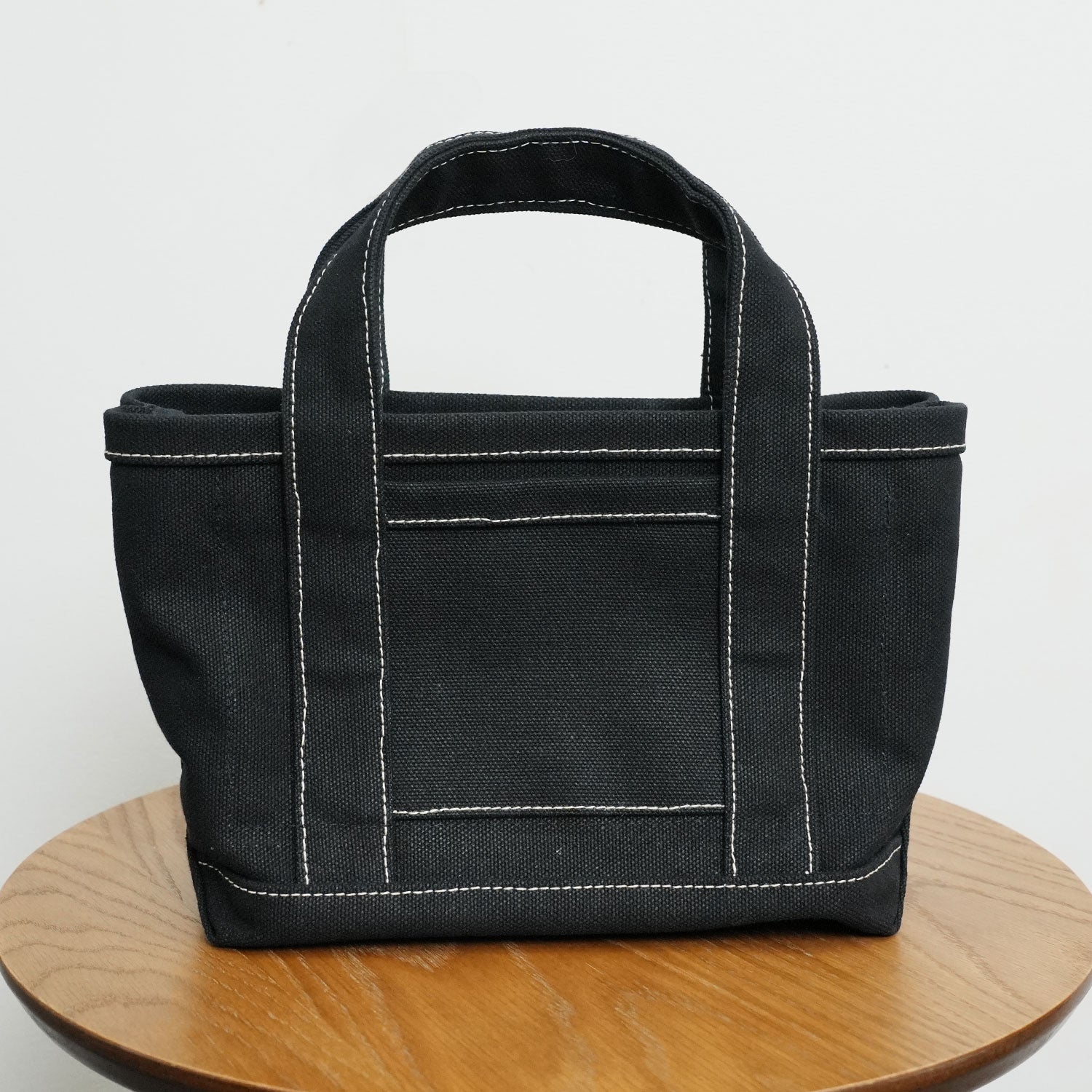 100-Year Tote】極厚4号帆布 ハンドメイド トートバッグ ブラック(ミニ