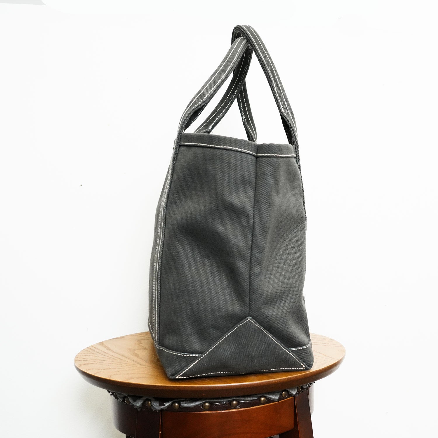 100-Year Tote】極厚4号帆布 ハンドメイド トートバッグ チャコール